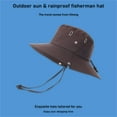 thumbnail image 1 of IDALL Bucket Hats Visor Hats Men's Fisherman Hat Summer Anti-Ultraviolet Hat Summer Hat Sunscreen Fishing Hat Sun Hat Summer Hats Brown One Size, 1 of 2