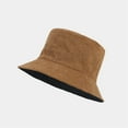 thumbnail image 1 of IDALL Bucket Hats Visor Hats Men's And Women's Autumn And Winter Corduroy Patchwork Fisherman's Hat Double Wear Basin Hat Visor Sun Hat Summer Hats A M, 1 of 4