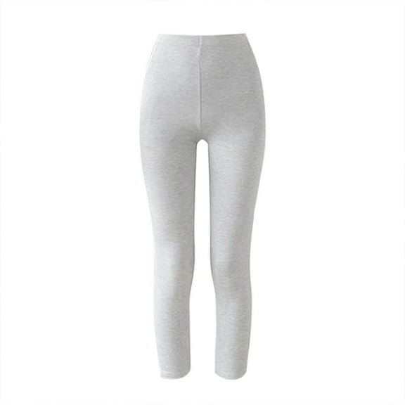 IDALL Capri Leggings for Women Sweatpants Women Slim Fit Slim Leg Pants High Elasticity Girls' Casual Pants Leggings Ladies' Leggings Yoga Pants Women Women'S Pants Gray 1 2XL