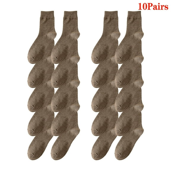 IDALL Crew Socks Hiking Socks 10 Pairs Print Socks For Women Men Series Colorful Pattern Novelty Cute Unisex Socks Cotton Socks Running Socks C One Size