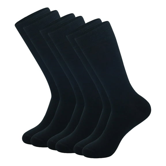 IDALL Crew Socks Running Socks 3 Pairs Of Men's Casual Dri Tech Control Crew Socks Breathable Stockings Cotton Socks Socks for Women Black One Size