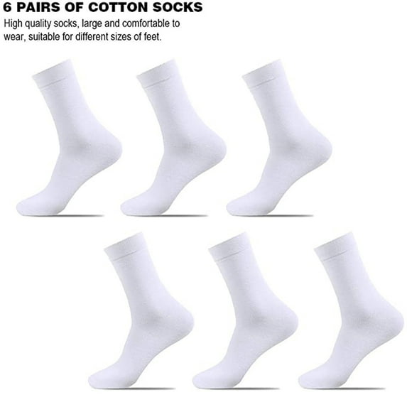 IDALL Crew Socks Running Socks Unisex With Durable Socks Warm Sports Suitable Business Socks Long For Leisure Socks Ankle Socks Socks for Women White One Size