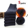 thumbnail image 1 of IDALL Crew Socks Running Socks Women Girls Fashion Strip Print Cotton Street Middle Tube Socks Stockings Socks for Women Hiking Socks Navy One Size, 1 of 3
