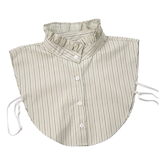 IDALL Fake Collar Detachable Dickey Blouse Half Shirts Faux False Collar for Women Favors Light Green One Size