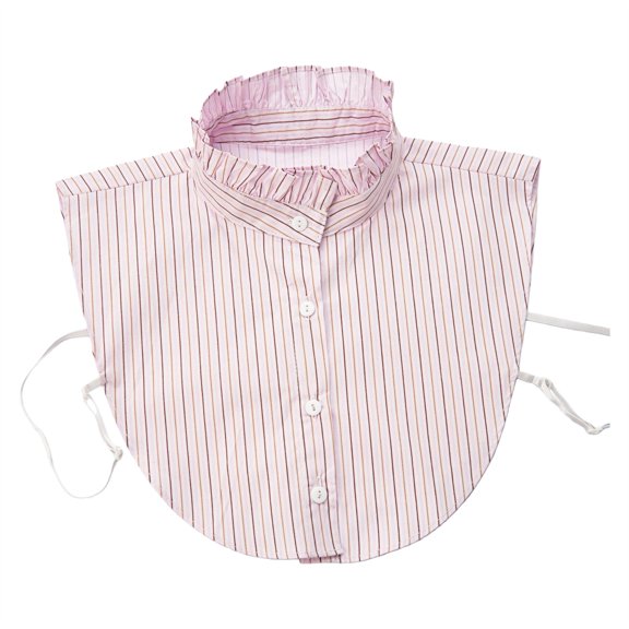 IDALL Fake Collar Detachable Dickey Blouse Half Shirts Faux False Collar for Women Favors Light Violet One Size