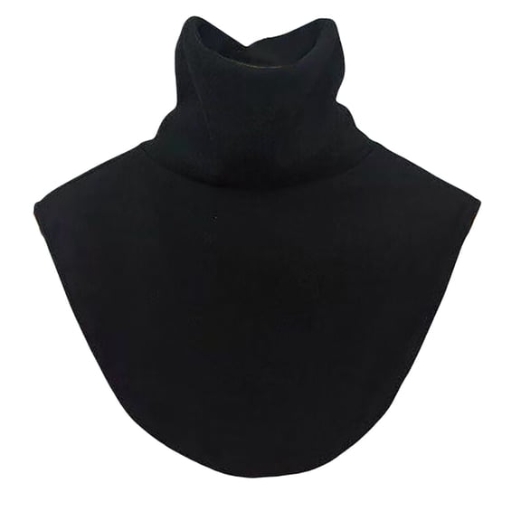 IDALL Fake Collar Detachable False Dicky Collar Half Shirts Round for Women Outfits Costume Accessories Black One Size