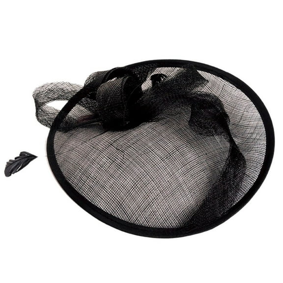 IDALL Fascinators Hats Tea Party Hats Mesh Wedding Hat Women Feathers Fascinator Fashion Party Ribbons And Hat Baseball Caps Party Hats Fascinator Headband Black One Size