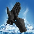 thumbnail image 1 of IDALL Fishing Gloves,Gloves for Cold Weather Unisex Ice Sensation Sunscreen Gloves Ice Silk Outdoor Fishing Riding Gloves Winter Gloves,Gloves for Women Black, 1 of 6