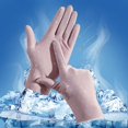 thumbnail image 1 of IDALL Fishing Gloves,Gloves for Cold Weather Unisex Ice Sensation Sunscreen Gloves Ice Silk Outdoor Fishing Riding Gloves Winter Gloves,Gloves for Women Pink, 1 of 6