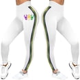 thumbnail image 1 of IDALL Glitter Leggings Womens Mardi Gras Pants Sequin Leggings Woman Leggings Women's Leggings Yoga Leggings Yoga Leggings for Women White S, 1 of 6
