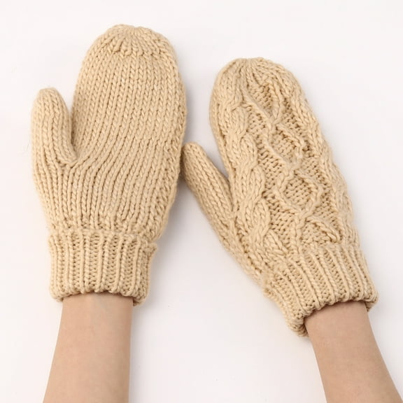 IDALL Gloves for Cold Weather,Winter Gloves Winter Gloves For Women Warm Glove Windproof Elastic Texting Black Gloves Women Gloves for Women,Cycling Gloves Beige