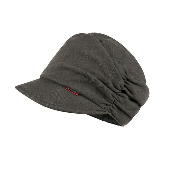 IDALL Hats for Women,Visor Hats Unisex Warm Baggy Weave Crochet Winter Wool Knit Ski Beanie Skull Caps Hat Summer Hats,Beach Hats Dark Gray