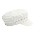 thumbnail image 1 of IDALL Hats for Women,Visor Hats Vintage Women Winter Solid Hat Beret Cap Korean Painter Newsboy Berets Summer Hats,Beach Hats White, 1 of 1