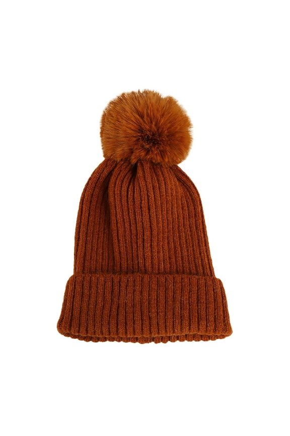 Hats for Women,Winter Hats All Girls Boys Winter Hats Fleece Warm Thick Fashion Knitted Hat Ushanka,Trapper Hat Orange