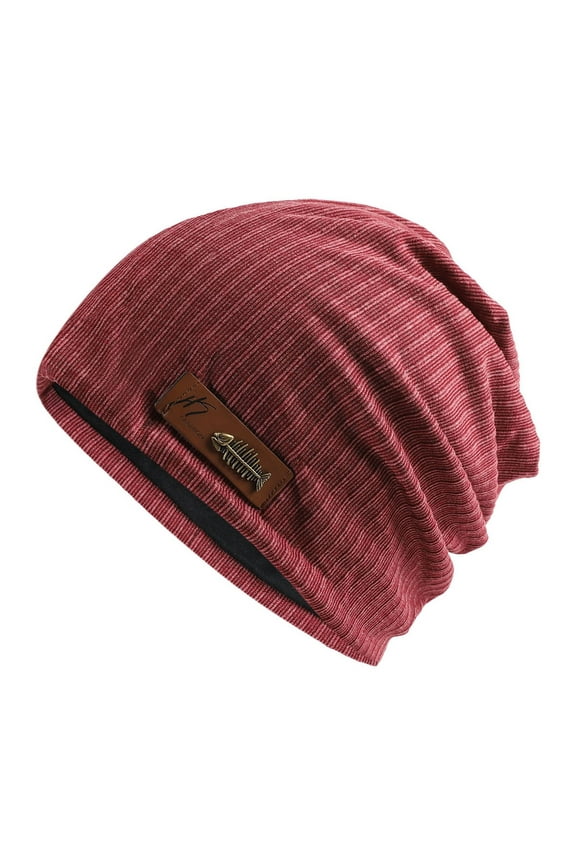 Hats for Women,Winter Hats Winter Hats For Men Women Soft Warm Knit Hat Ski Stocking Cuffed Cap Ushanka,Trapper Hat Red