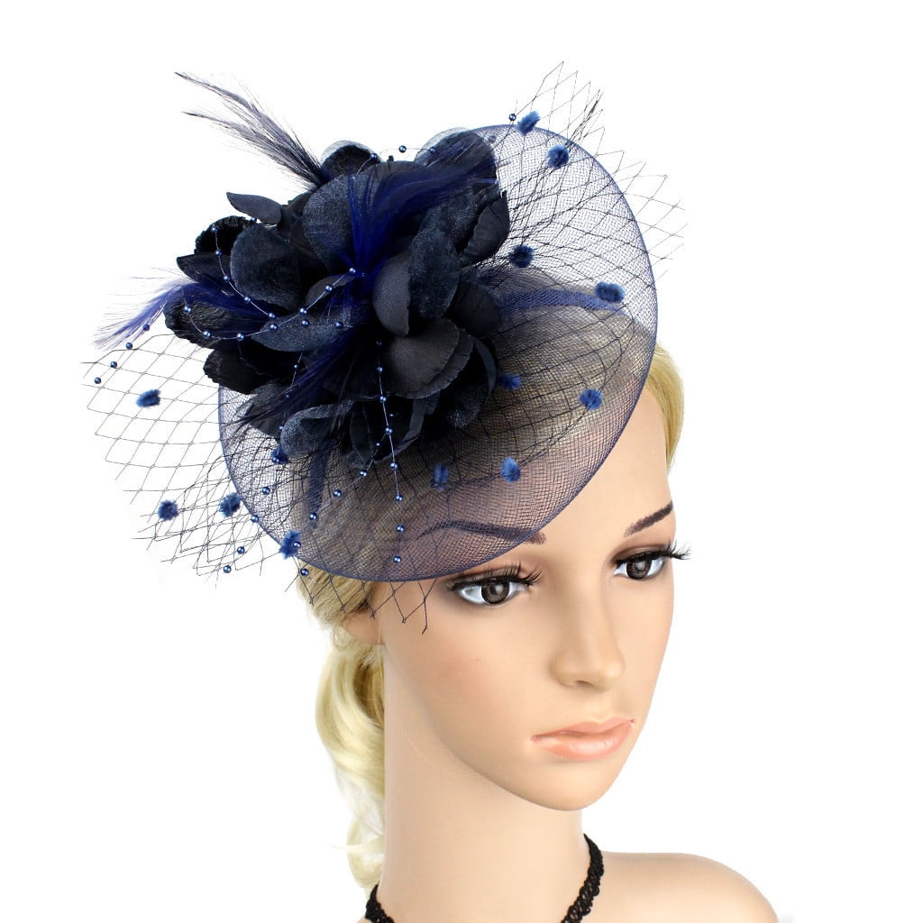 Spirit Week Accessories 2-Pack Blue Pom Pom Headbands  display picture 2