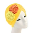 thumbnail image 1 of IDALL Headbands for Women,Hair Accessories Women Cancer Head Scarf Hat Cap Hair Scarf Turban Head Wrap Turban Hats Headwear Skincare Headband,Makeup Headband Yellow, 1 of 3