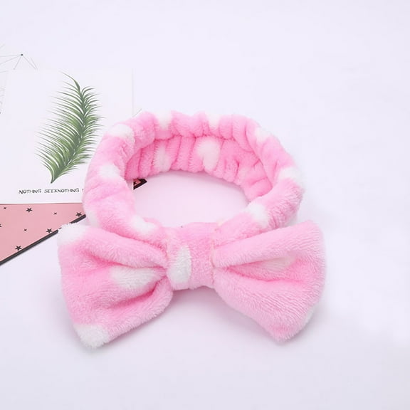 IDALL Headbands for Women,Hair Accessories Women Ladies Elastic Hairband Band Bow-Knot Cute Head Lovely Hair Accessories Skincare Headband,Makeup Headband C