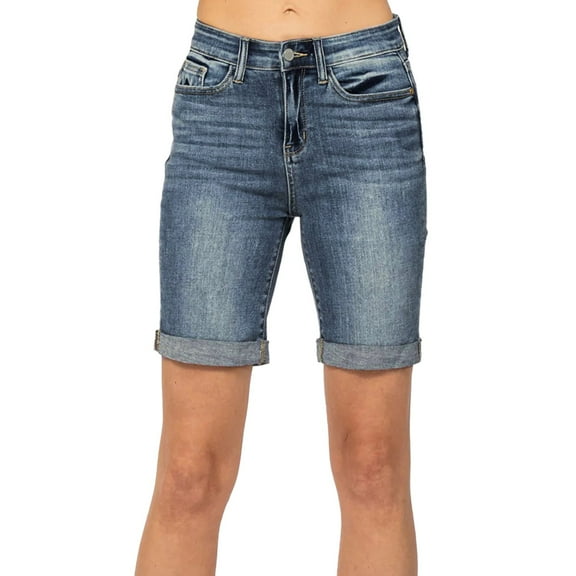 IDALL Jean Shorts High Waisted Jeans Womens Casual Fashion Slim Pockets Shorts Curly Edge Jeans Shorts Womens Shorts Casual Denim Shorts Women Light Blue S