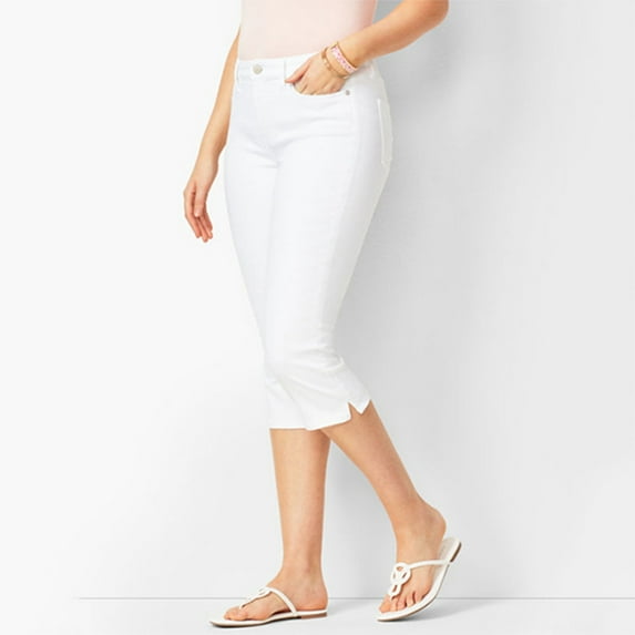 IDALL Jeans for Women Capri Pants Pants Denim Calf Jeans Hight Jeans Stretch Length Waisted Slim Women Women's Jeans Straight Leg Jeans Women'S Pants White 3XL