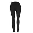thumbnail image 1 of IDALL Leggings for Women Sweatpants Women Yoga Pants Women S Sublimation Leggings Solid Leggings Pants High Waisted Solid Leggings Leggins Hiking Pants Women Black 4XL, 1 of 1