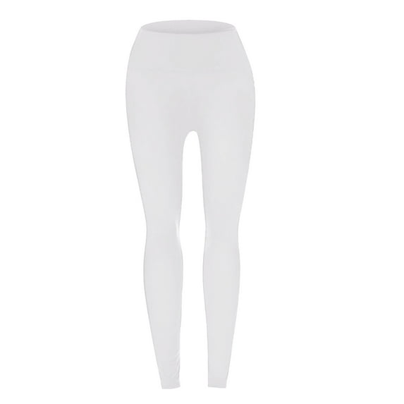 IDALL Leggings for Women Sweatpants Women Yoga Pants Women S Sublimation Leggings Solid Leggings Pants High Waisted Solid Leggings Leggins Hiking Pants Women White XL