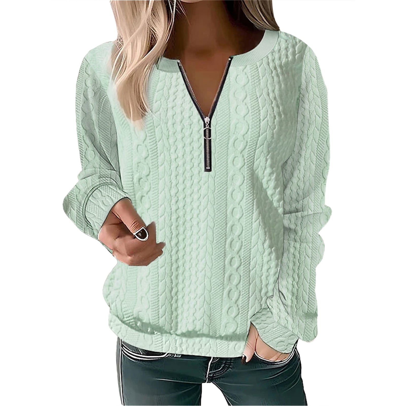 IDALL Long Sleeve Shirts Women Spring Tops Women 2024 Going Out Tops