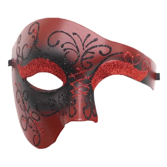 IDALL Mardi Gras Feathers Masquerade Mask for Glasses Masquerade Masks for Women Womens Masquerade Mask Mardi Gras Accessories Masquerade Outfits for Women Masquerade Mask for Couple D One Size