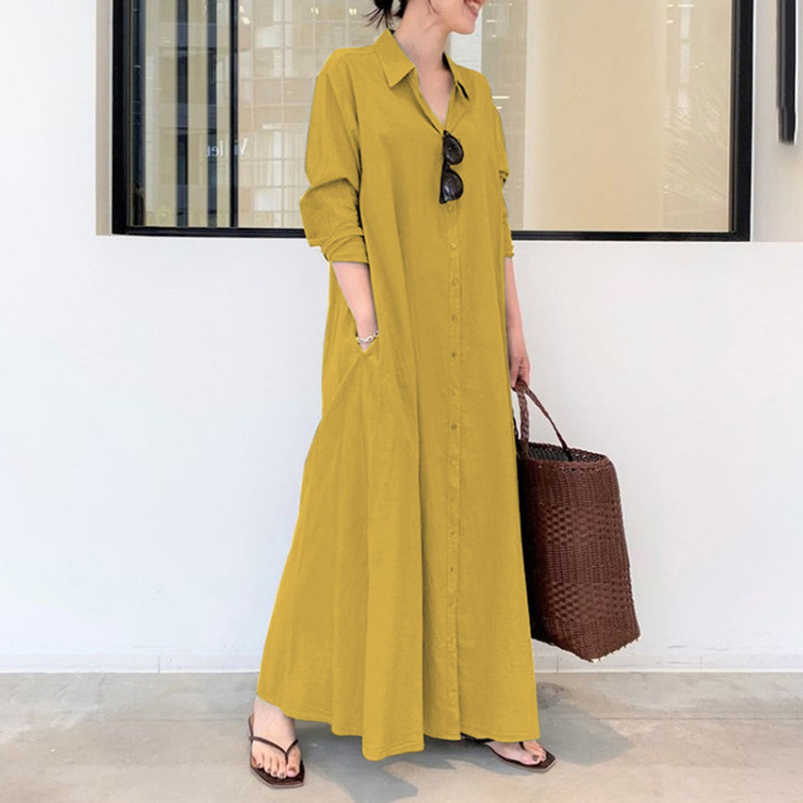midi lavender dress Valerie Buttoned Midi Dress main image 0