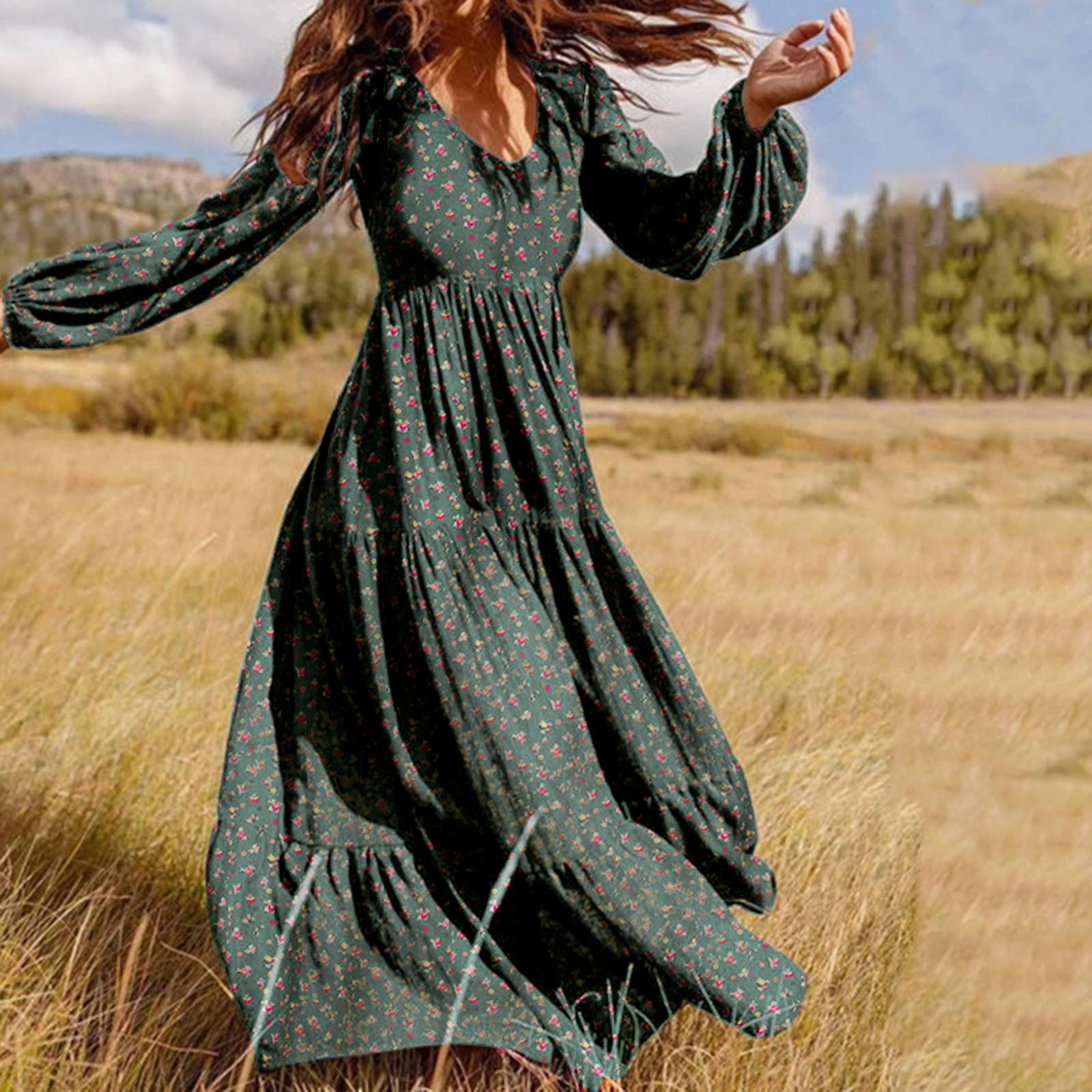 アマテラス Wear and Go Long Sleeve Maxi Dress Wear and Go Long Sleeve Maxi Dress / 墨(black) – AMATERASJAPAN