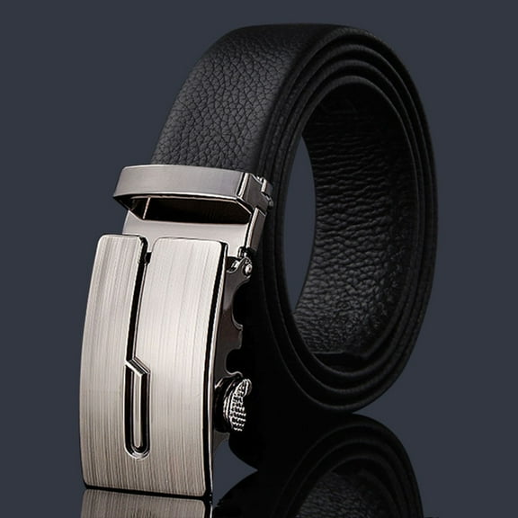 IDALL Mens Belt Western Belts Mens Belt, Ratchet Belt Leather, Slide Belt With Easier Adjustable Buckle Wide Belts Clearance M One Size