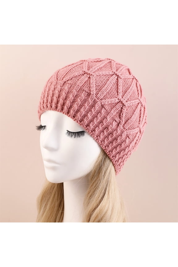 Mens Hats,Winter Hats Autumn And Winter Wool Knitted Hats For Men And Women Warm And Fashionable Hats Ushanka,Trapper Hat Red