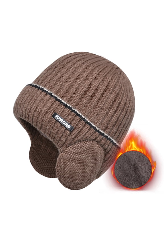 Mens Hats,Winter Hats Women's Foldable Handmade Ear Protection Warm Wool Cap Cotton Slouchy Hat Knitted Hat Windproof Cold Sweat Hat Ushanka,Trapper Hat A