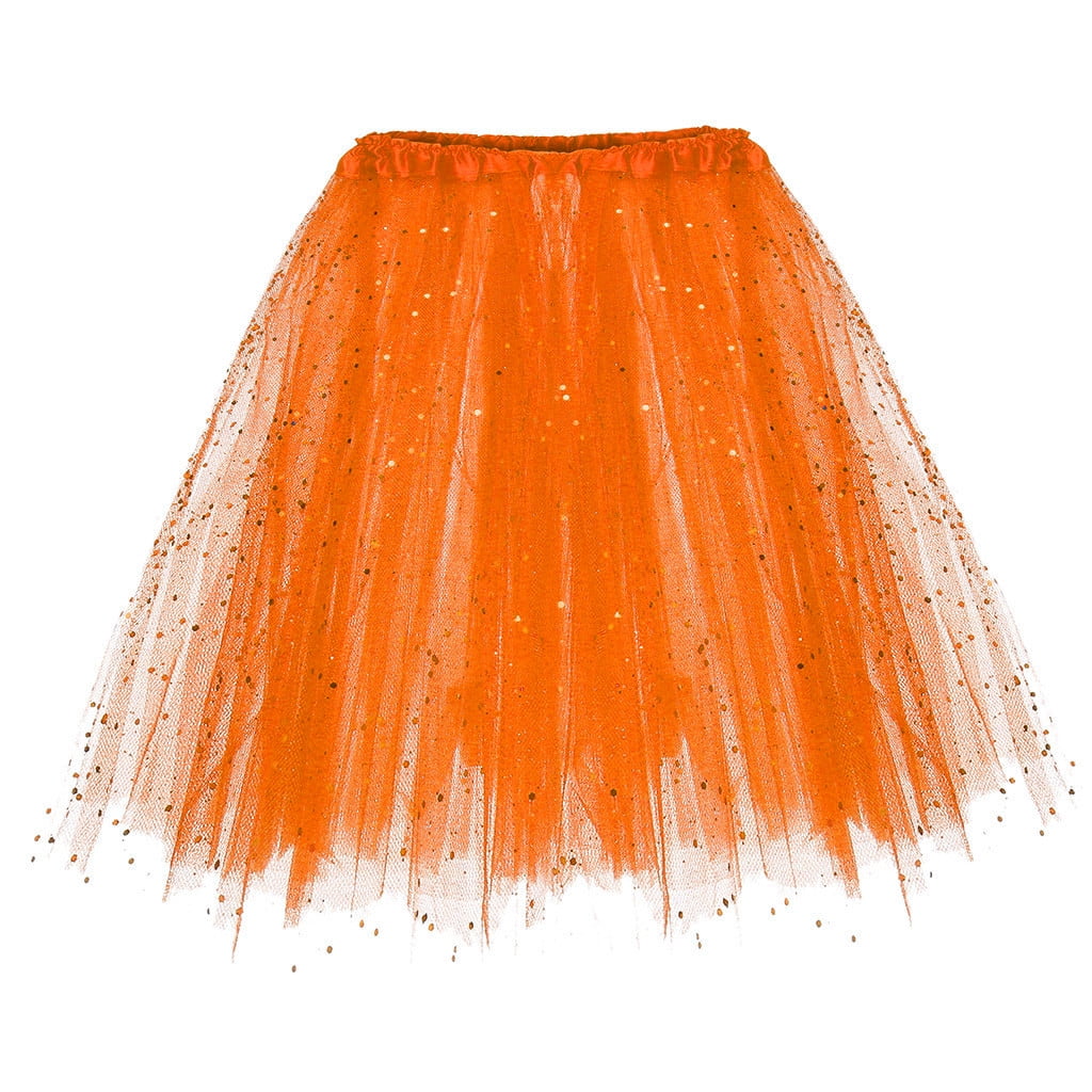 Women's 3-Layer Elastic Waist Tutu Skirt - Breathable Tulle Skirt For Costumes, Running, Dance & Parties