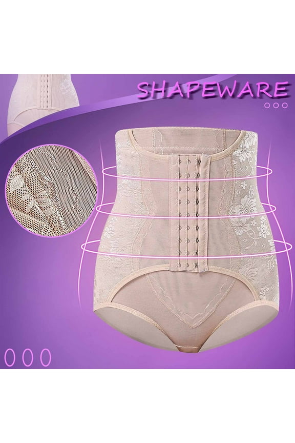 Postpartum Belly Band Tummy Control Shapewear Butt Lifting Shapewear Waist Body Corset Tummy Slimming Girdles Shaping Clothes Shapewear Leggings for Women Tummy Control Beige L