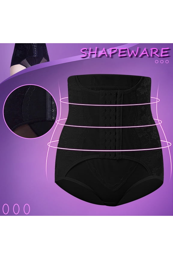 Postpartum Belly Band Tummy Control Shapewear Butt Lifting Shapewear Waist Body Corset Tummy Slimming Girdles Shaping Clothes Shapewear Leggings for Women Tummy Control Black M