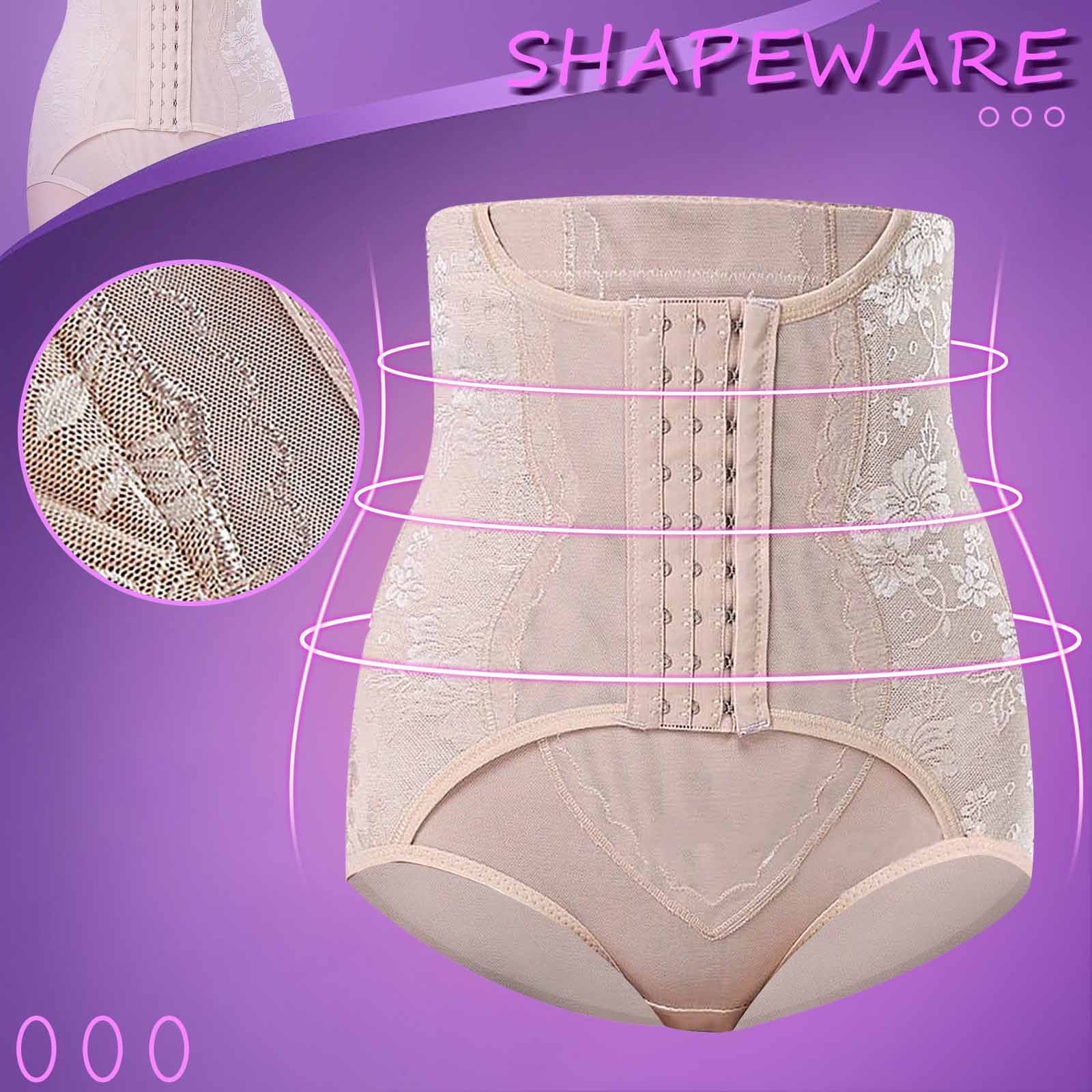 IDALL Postpartum Belly Band Tummy Control Shapewear Butt Lifting Shapewear Waist Body Corset Tummy Slimming Girdles Shaping Clothes Shapewear Leggings for Women Tummy Control Beige L