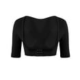 thumbnail image 1 of IDALL Posture Corrector for Women Shapewear Corset Chest Support Body Sculpting Shape Chest Back Posture Correction Mid Sleeve Corset Shapewear Bodysuit Gym Clothes for Woman Black 2XL, 1 of 7