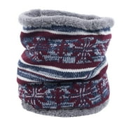 IDALL Scarf for Women,Neck Gaiter Neck Warmer Winter Knit Fleece Lined Neck Gaiter Heat Thermal Ski Tube Circle Loop Snowboard Half Face Keffiyeh,Neck Scarf A