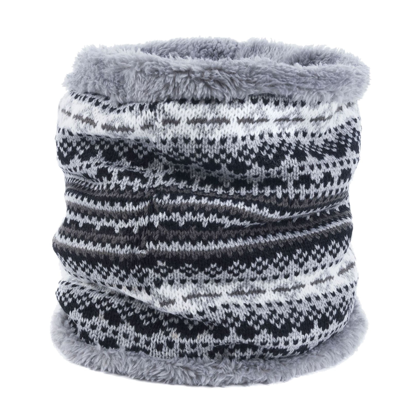 IDALL Scarf for Women,Neck Gaiter Neck Warmer Winter Knit Fleece Lined