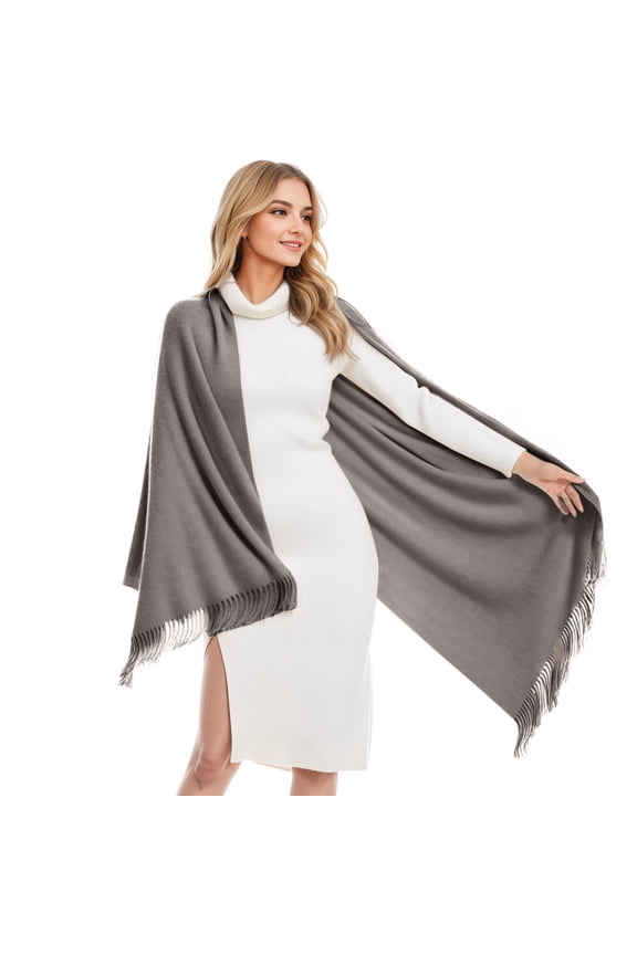 Scarf for Women,Shawl Wraps Shawls And Wraps For Evening Dresses Pashmina Shawls Wraps For Wedding Party Softable Shawl Wraps Scarf For Women Ponchos Dark Gray