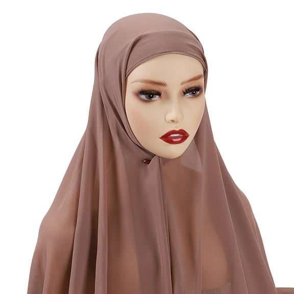 IDALL Scarf for Women,Head Scarf Women's Soft Chiffon Long Scarf Shawl Fashion Muslim Hijab Wrap Hijab Hair Scarf,Silk Scarf G