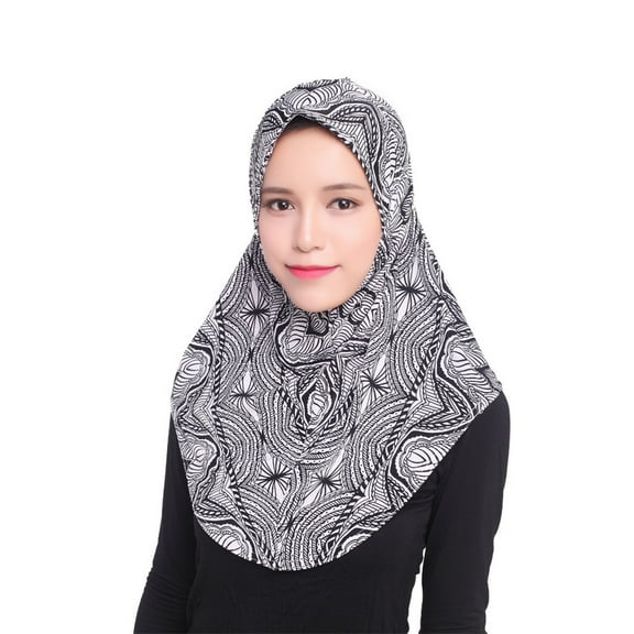 IDALL Scarf for Women,Silk Scarf Muslim Women Inner Hijab Headscarf Cap Islamic Full Cover Islamic Hat Head Scarf,Hair Scarf Brown