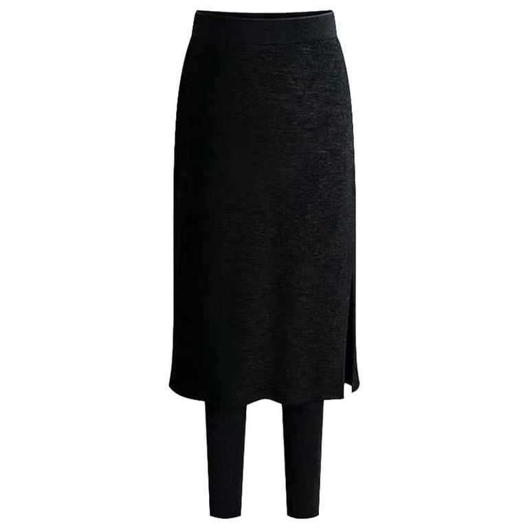 Black shop knee length skirt 4xl