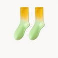 thumbnail image 1 of IDALL Socks for Women,Crew Socks Fashionable Tie Dye Gradient Comfortable Casual Socks That Can Be Worn Outside Mid Calf Cotton Socks Ankle Socks,No Show Socks Coffee, 1 of 4