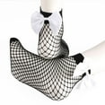 thumbnail image 1 of IDALL Socks for Women,Ankle Socks Women Ruffle Fishnet Ankle High Socks Mesh Lace Fish Net Short Socks Crew Socks,No Show Socks B, 1 of 3