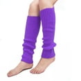 thumbnail image 1 of IDALL Socks for Women,Crew Socks 1Pair Fashion Ladies And Girls Fashion Leg Warmers Fit For Sport Ankle Socks,No Show Socks Purple, 1 of 2