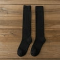 thumbnail image 1 of IDALL Socks for Women,Knee High Stockings Womens To Keep Warm Sock High The Knee Lightweight Cotton Socks Thigh High Socks,Scrunch Socks Black, 1 of 5