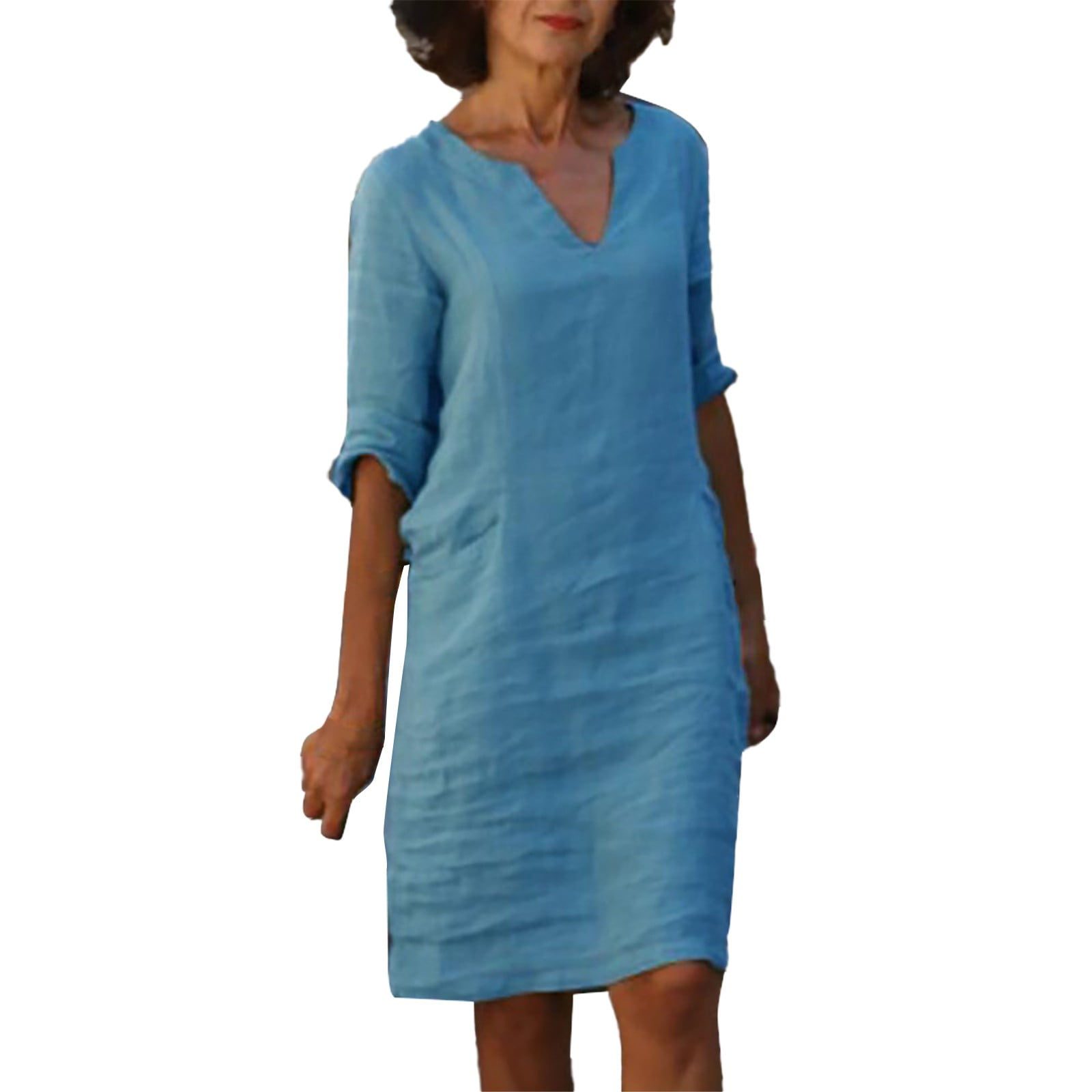 knee length dresses for ladies Petite Women's Summer Dresses main image 0
