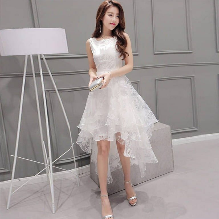 IDALL Summer Dresses,Sundresses for Women Women's Summer Organza